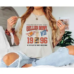 Friends Thanksgiving Sweatshirt, Geller Bowl, 90s Nostalgia, College Letters Shirt, Thanksgiving Friends Reunion, The One With The Football 2K