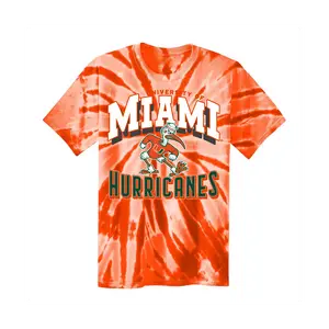 Miami Hurricanes Tie Dye Design Tee T-Shirt