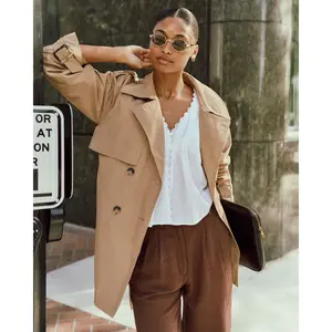 Abercrombie & Fitch Mid-Length Trench Coat