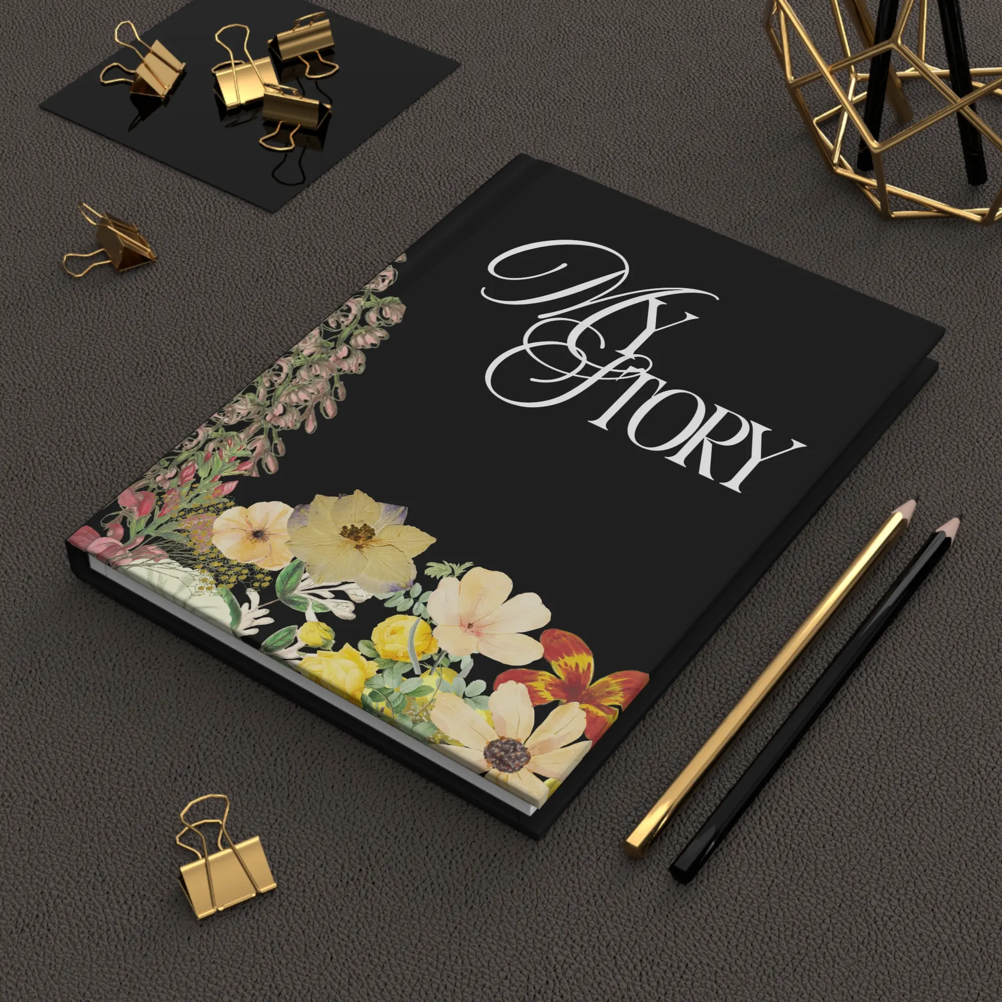 My Story Blank Journal for Writing and Sketching - Hardcover Matte Journal, Notebook, Diary, Sketchbook, Scrapbook, 5x7 inches