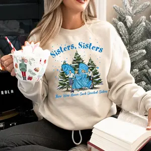 Cute Sisters Sisters Christmas Shirt