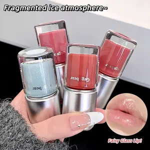 4-Pack Liquid Lip Glaze Lipgloss, 3D Plumping Glossy Lip Stain, Long-Lasting High-Shine, Moisturizing Finish, Quick-Dry Non-Sticky Formula
