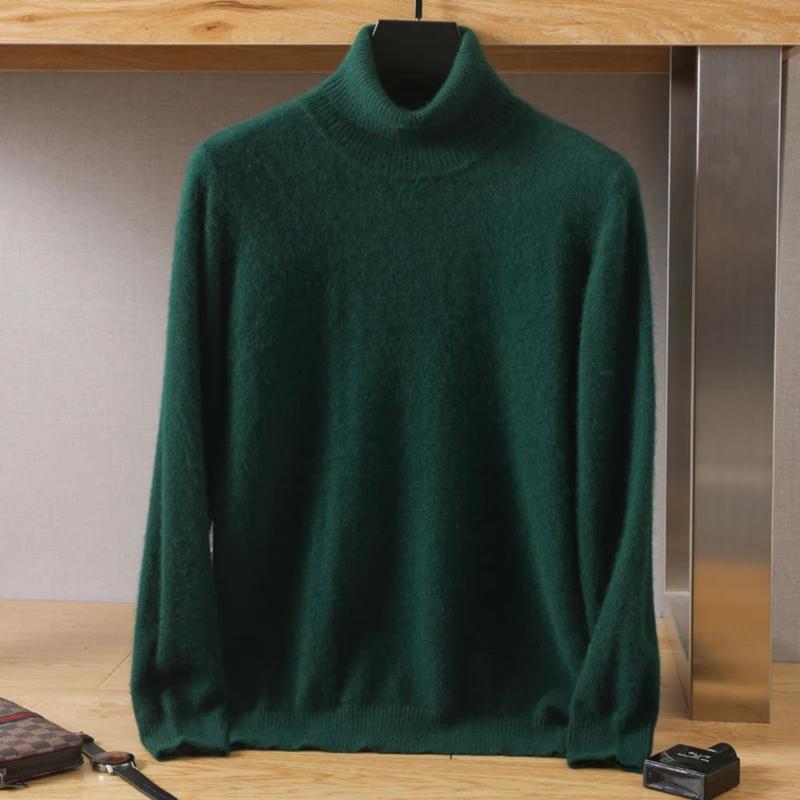 Ebb Supply Men's Turtleneck   Sweater Men 2025 Autumn and Winter Large Size Loose Knitted Sweater Keep Warm Top Men Jumper