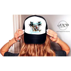 Feral Girl Summer, raccoon trucker hat