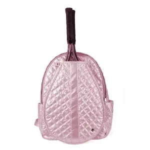 Jennifer Tennis Backpack for Women - Stylish Quilted Design with Teardrop Shape & Padded Structure - Secure Durable Tennis Bag for Modern Athletes