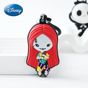 1PC Disney Officially Licensed Nightmare Before Christmas Sally Soft Touch PVC Bag Clip Cute Keychain Decoration Bag Hangings Souvenir Anniversary Bags Accessories Birthday Gifts Christmas Present