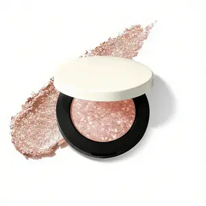 Multicolor Metallic Eyeshadow, Barvena Eyeshadow, Buildable, Shimmering, Glitter Eyeshadows, for Everyday Eye Makeup Looks