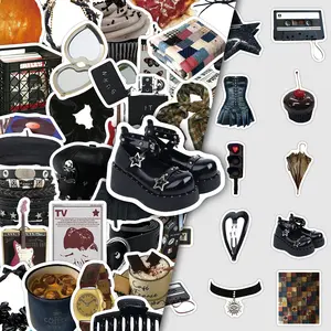1100 pieces two sets repeated Downtown Girl small public personality creative decorative stickers Stickers Kit