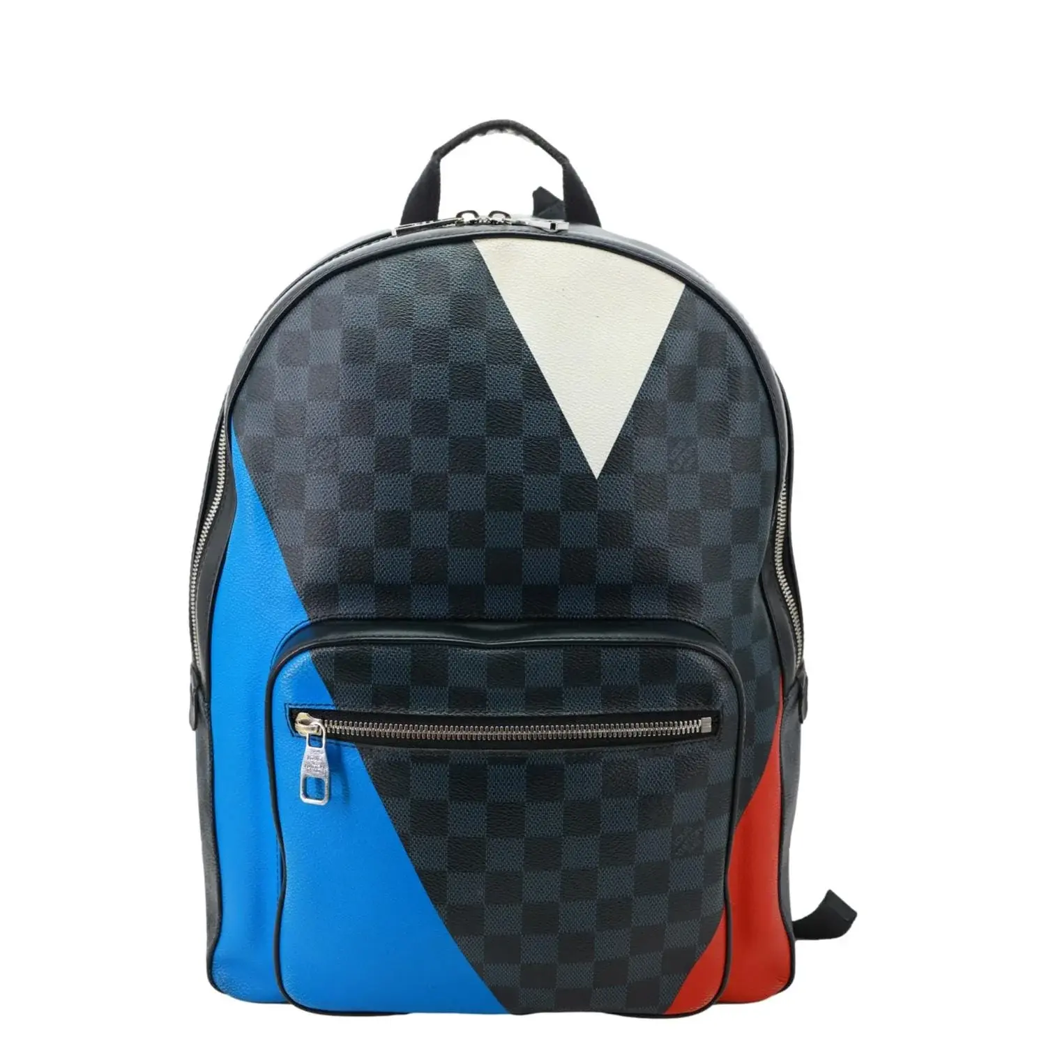 Pre-owned Louis Vuitton Canvas Backpacks Josh America's Cup Regatta Damier Cobalt Backpack Blue