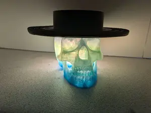 Cowboy Skull Lamp, Night Light, Desk Decor, 3d Print
