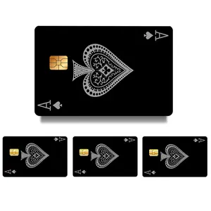 Ace of Spades Credit Card Skin Sticker - Stylish and Durable Card Cover for Personalization and Protection