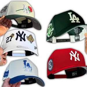 New Era MLB NY Yankees LA Dodgers Baseball Hat – Adjustable 9FORTY 9FIFTY 59FIFTY Snapback Cap for Men & Women, Premium Embroidered Team Logo Design, Curved Brim Baseball Cap, Streetwear Fashion, Hip Hop Urban Style, Casual Sportswear
