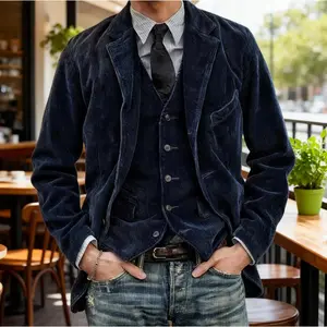 Men's Casual Corduroy Suit Jacket