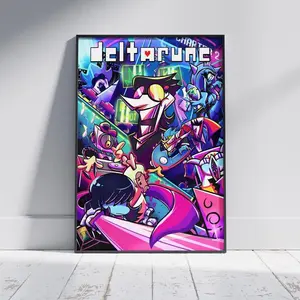 Deltarune Game Poster Kris Dreemurr Art Print N03
