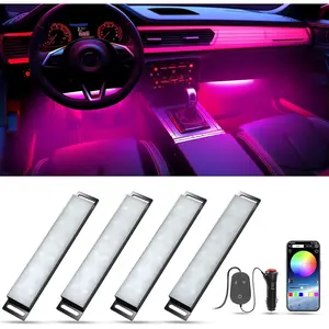 Lights Interior, LED Lights for  Interior with APP Control,  Inside Lights with DIY Mode and  Mode, Ambient Lighting for Men, DC 12V