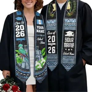 [HOT] Personalized Guatemalan American Flag Graduation Sash 2026, Guatemala Graduation Stole, Guatemalan Graduation 2026, Custom Graduation
