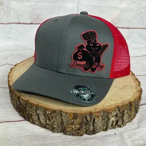 Dough boy hat - funny and unique laser engraved leatherette snapback trucker hat