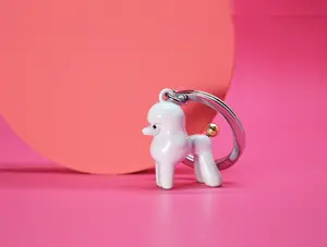Metalmorphose 3D POODLE KEYCHAIN