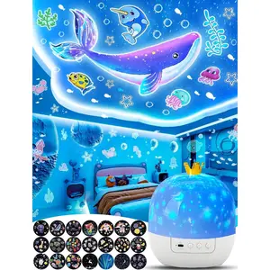 Night Light Projector + 21 Sets of Films, Projector Night Light for  Bedroom, Ceiling, Star Galaxy Projector for  Girls with 360? Rotation, for Birthday, Christmas, Gifts, Room Decor