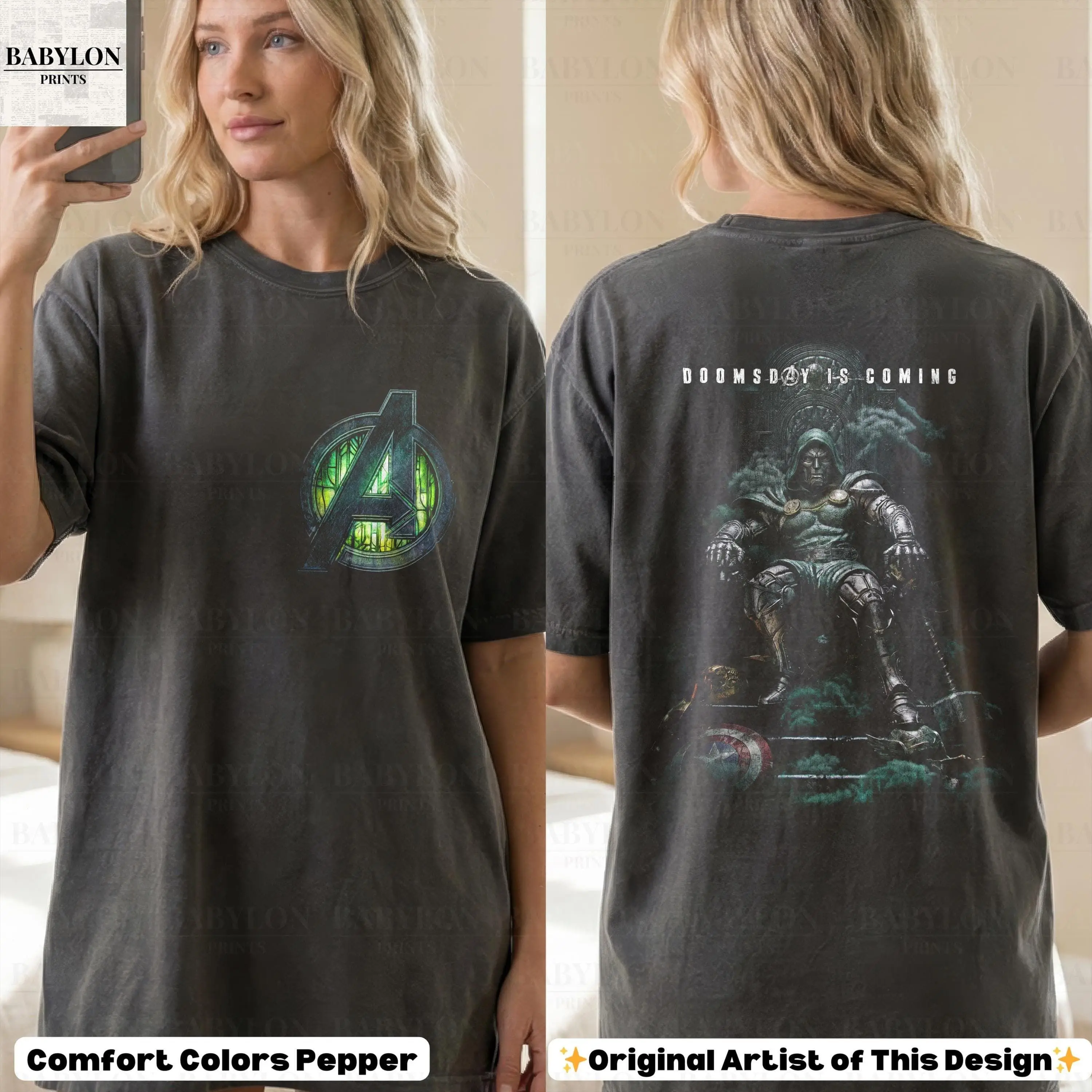 Vintage Doctor Doom Doomsday Shirt: Victor Von Doom Sweatshirt, M Avengers Doomsday Tee, M Hoodie, Retro DR Doom Shirt