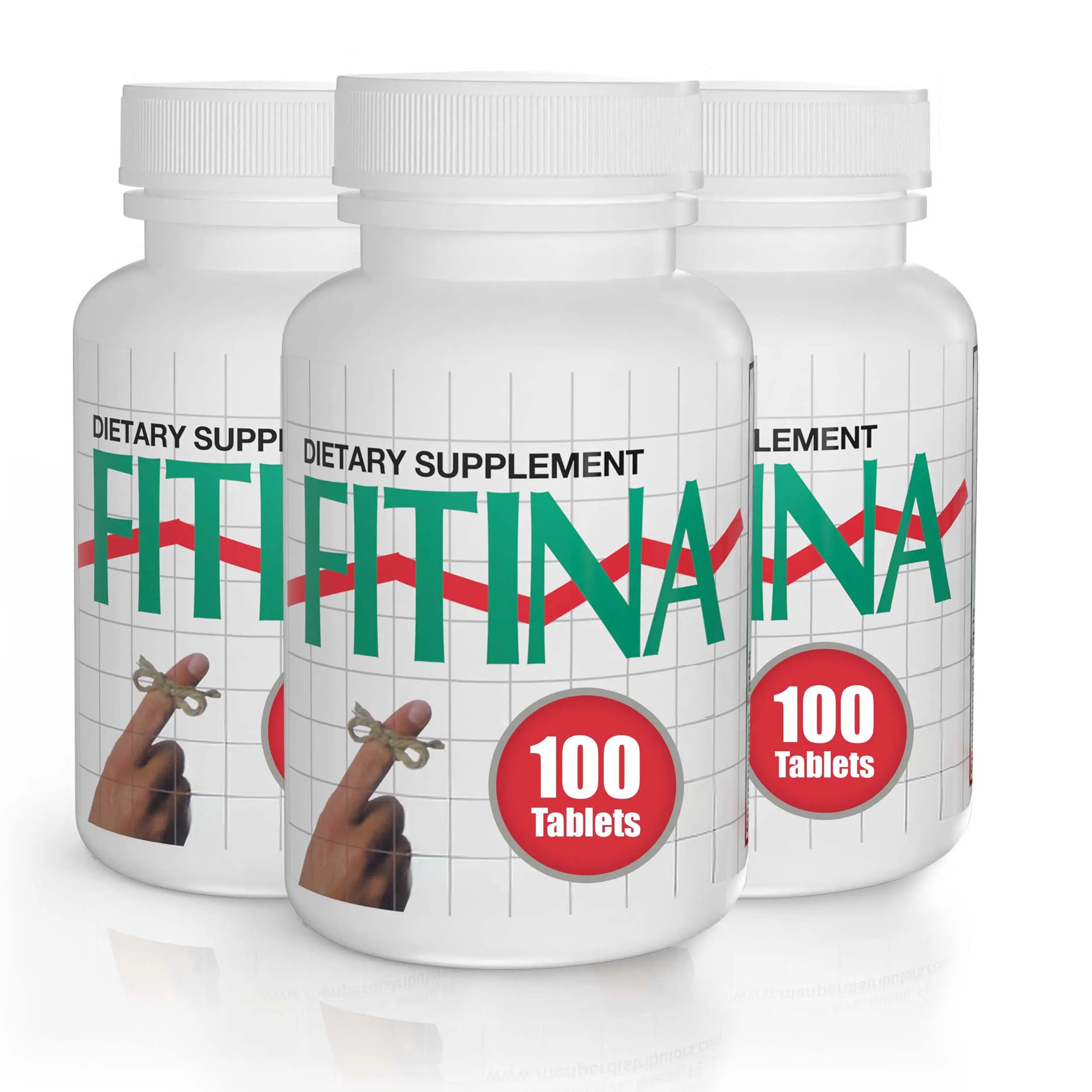Fitina Edible Natural Brain Memory and Mood Vitamins Supplements - US Healthcare Tablets for Focus Without Jitters, Energy & Minerals Vitamins Supplements, 3 Pack (100 Ct Total)