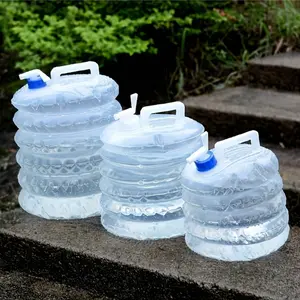Extra Large Portable Folding Water Bucket, Collapsible Water Container, Food Safe PE Material, No Charging Needed, Ideal for RVs and Outdoor Camping