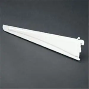 212 MAIN Closetmaid 2854 16 In. Wall Mount Compatible Shelf Bracket, Dual Slots, Locking Bracket for Household Appliance Shelf Installation