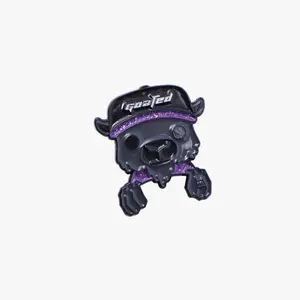 Black/Purple Goated Peeker Pin