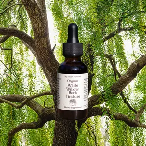 Organic White Willow Bark Tincture - Herbs for Pain Relief