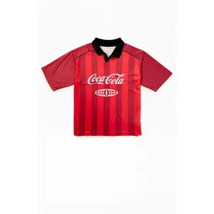 Coca-Cola Men's by Pacsun Sport Tek Short Sleeve Soccer Jersey - Multicolor
