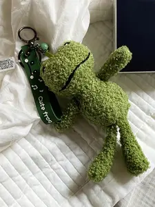 Cute Frog Bag Charm, Adorable Accessory for Bags, Perfect for Adding a Fun Touch to Your, Ideal Gift Idea