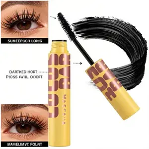 Separated Lashes, High Washable Mascara Makeup, Volumizing, Lengthening, Defining, Curling, Multiplying Buildable Formula, Long-Lasting Eye Makeup for Everyday Wear and All-Day Eye Beauty Looks Eyelashes Fluffy Cosmetic