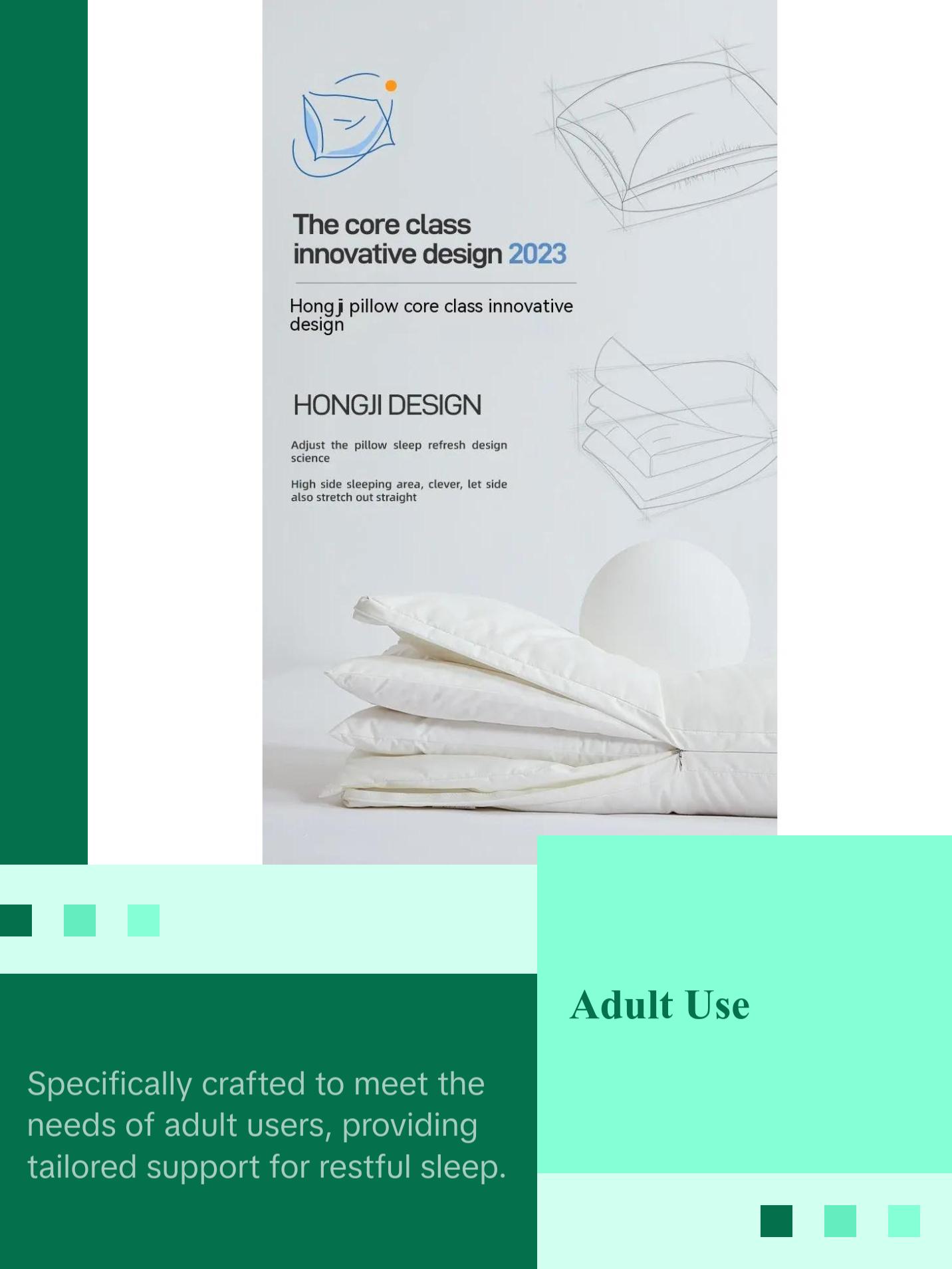 Three-Layer Adjustable Pillow