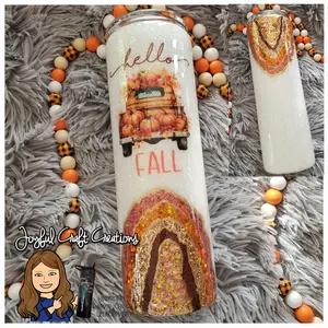 Fall Geode Tumbler