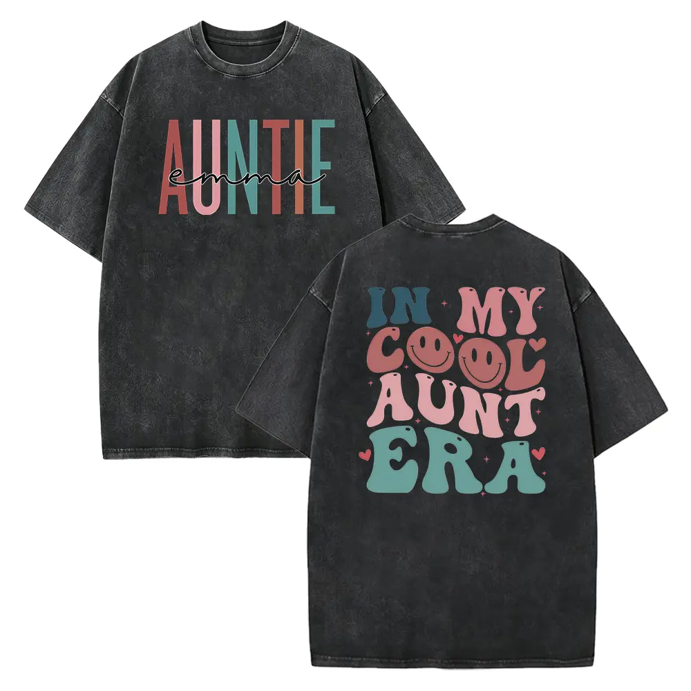 In My Cool Auntie Era T-Shirt, Aunt Shirt, In My Aunt Tee, Retro Aunt Shirt, Gift For Aunt Sweatshirt, Funny Aunt Sweatshirt, Auntie Loves.