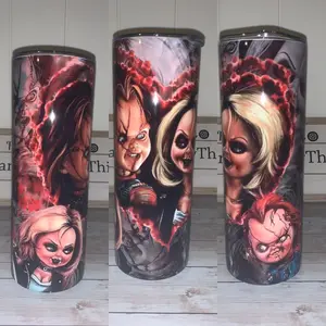 Chucky and Tiff tumbler
