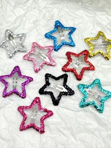 30pcs Y2K Mini Glitter Star Hair Clips, Korean Style Sparkling Sequin Star Barrettes, Kawaii Metal Hairpins, Bulk Hair Accessories, Hair Clip Set