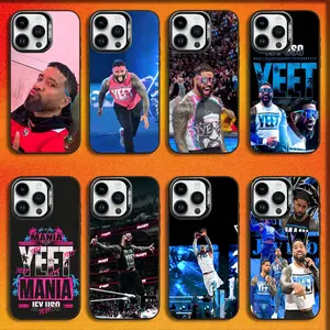 Wrestler J-Jey Uso Phone Case For iPhone17, 16,15,14,13,12,11,Mini,Pro,E,MAX Black Candy Matte Shockproof Cover