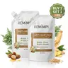 【Buy 1 Get 1 Free】REMIMPI Anti-Hair Fall Hair Loss Treatment Shampoo Oil Control Anti dandruff Haircare Ginseng Ginger Help Hair Growth Jojoba Oat Repair Reduce Hair Loss Scalp Cleanser Conditioner300ML,back to school