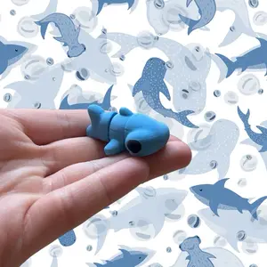 Mini Hammerhead Shark Fidget Toy - 3D Printed Hammerhead Shark Sensory Toy - Articulated Hammerhead Shark - 3D Printed Shark Anxiety Fidget - 3D Printed Animals
