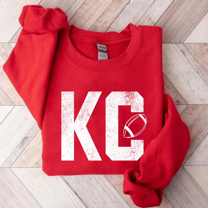 Vintage 90s Kansas City Football Crewneck Sweatshirt, Retro Game Day Fan Gift