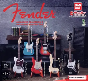 136-Piece Fender Miniature Collection 2 Collectible Figurine Set, Featuring Metal, Plastic and PVC Components