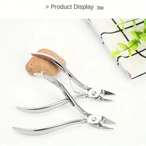 2pcs,Professional Fingernail Toenail Cuticle Nipper Trimming Stainless Steel Nail Clipper Cutter Remover Nail Care Manicure Tools Nail Clippers