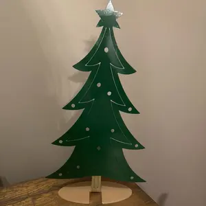 Metal table top Christmas tree
