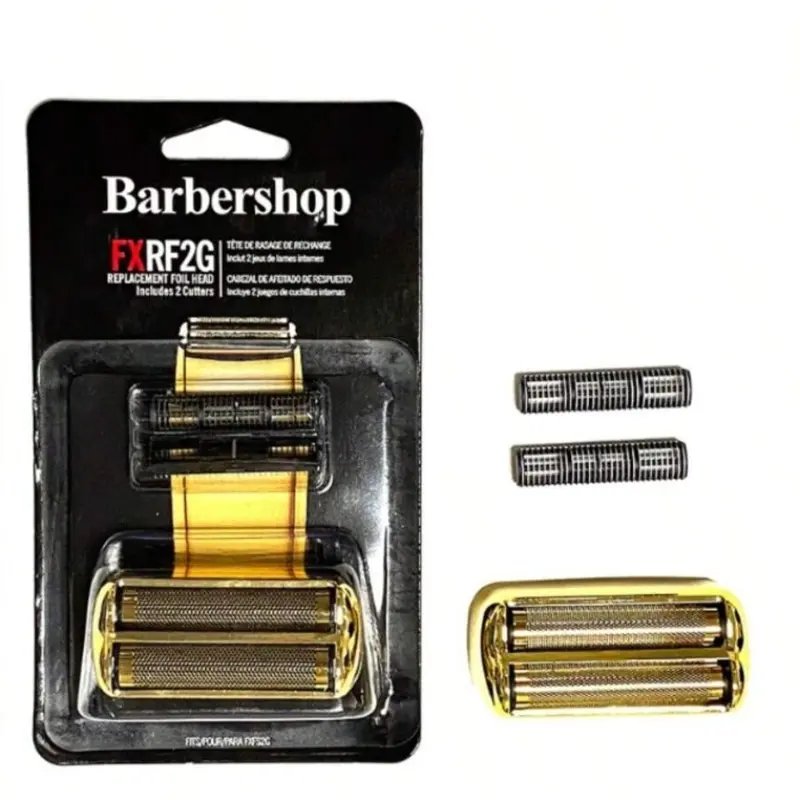 Men's Electric Foil Shaver Replacement Blade Set, Shaver Attachments, Compatible with Babyliss Fxrf2g, Oil Head Gradual Hair Removal