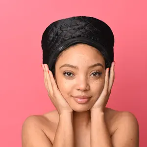 Afro Steam Cap (Black)| Revive Your Hair With Steam Deep Conditioning Steam Cap Low High Porosity