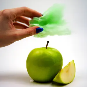 Green Apple Flavored Cotton Candy - Sweet Snack Candy Snack Sweet