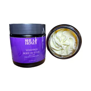Organic Unscented Whipped Body Butter - Moisturizing Formula with Coconut, Cocoa, and High Mountain Olive oil for Daily Nourishment Moisture Blend Comfort Hydrating Moisturizer Shea