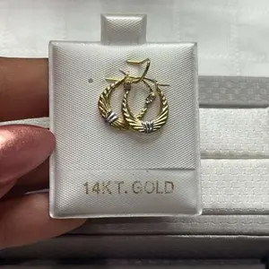 14K Gold Sparkling earrings
