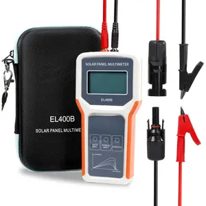 400W Solar Panel Tester MPPT Photovoltaic Multimeter & Watt Meter  Portable Tool for Solar PV Panel Data & Troubleshoot Measures Power Output, Performance, and Open Circuit